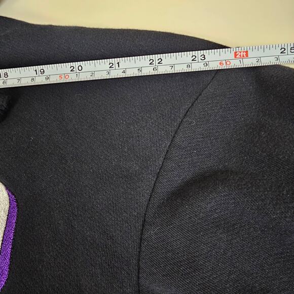 Walt Disney World Retro Embroidered Zip-up Black Unisex Hoodie Size M - Picture 9 of 13